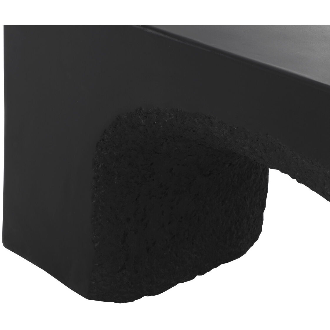 Soma Black Outdoor Bench